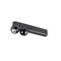 SLV wall and ceiling luminaire DYSKO CW DOUBLE PHASE 2700K 2 flames, adjustable IP20, black dimmable