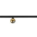 SLV 1-phase spot DYSKO cardanic swivelling, ball shaped IP20, glossy, gold dimmable