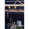 SLV 1-phase spot DYSKO cardanic swivelling, ball shaped IP20, glossy, gold dimmable