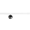 SLV 1-phase spot DYSKO cardanic swivelling, ball shaped IP20, glossy, black dimmable