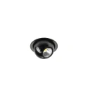 SLV Inbouwspot DYSKO DL ROUND PHASE 2700K rond, instelbaar, baalvormig IP20, zwart dimbaar