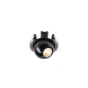 SLV Inbouwspot DYSKO DL ROUND PHASE 2700K rond, instelbaar, baalvormig IP20, zwart dimbaar