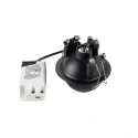 SLV Inbouwspot DYSKO DL ROUND PHASE 2700K rond, instelbaar, baalvormig IP20, zwart dimbaar