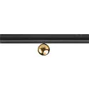 SLV track spot DYSKO IP20, gold, black dimmable