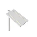 SLV Staande lamp WORKLIGHT EASY FL met schakelaar, geschikt voor beeldschermwerkstations, wit dimbaar