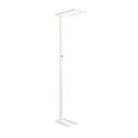 SLV Staande lamp WORKLIGHT EASY FL met schakelaar, geschikt voor beeldschermwerkstations, wit dimbaar
