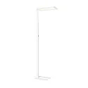 SLV Staande lamp WORKLIGHT EASY FL met schakelaar, geschikt voor beeldschermwerkstations, wit dimbaar