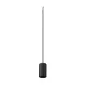 Pendelarmatuur FITU PD STONE E27 IP20, zwart dimbaar