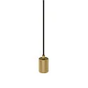 SLV Pendelarmatuur FITU PD RIBBED E27 IP20, goud dimbaar