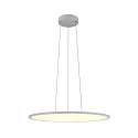 pendant luminaire PANEL 60 round, suitable for VDU workstation IP20, grey dimmable