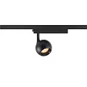 1-fase spot LIGHT EYE® 2.0 schakelbaar, cardanisch draaien, baalvormig IP20, zwart mat 