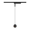 1-fase pendelarmatuur LIGHT EYE® 2.0 down, schakelbaar, baalvormig IP20, zwart mat 