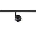 SLV Spotlight op rail LIGHT EYE® 2.0 rond IP20, zwart, gelakt dimbaar