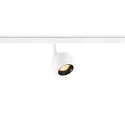 Spotlight op rail LIGHT EYE® 2.0 rond IP20, zwart, wit, gelakt dimbaar