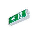 SLV Wand- en plafondarmatuur P-LIGHT hoekig IP65, transparant, wit, gelakt 