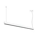 Pendelarmatuur GLENOS® PRO IP20, zwart, wit dimbaar
