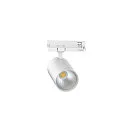 3-fase spot TRACKSPOT P 17/28W 36° ON-OFF  instelbaar, schakelbaar, multipower IP20, wit, gelakt 