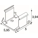 SLV mounting bracket RETRO, stainless steel