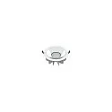 Plafondinbouwarmatuur DOWNLIGHT P 230 ON-OFF stijf, slagvast, multipower, bekabeld IP54, wit 