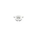 Plafondinbouwarmatuur DOWNLIGHT P 230 ON-OFF stijf, slagvast, multipower, bekabeld IP54, wit 