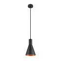 Pendelarmatuur LALU® SET CONE 15 E27 IP20, zwart dimbaar