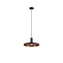 SLV Pendelarmatuur LALU® SET PLATE 22 IP20, zwart dimbaar
