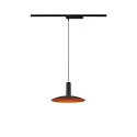 1-fase pendelarmatuur LALU® SET ELYPSE 22 met lampenkap, CCT Switch, set van 1 IP20, zwart dimbaar