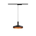 1-fase pendelarmatuur LALU® SET TETRA 24 met lampenkap, CCT Switch, set van 1 IP20, zwart dimbaar