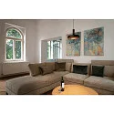 SLV 1-fase pendelarmatuur LALU® SET TETRA 24 met lampenkap, CCT Switch, set van 1 IP20, zwart dimbaar