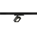 3-phase spot EURO CUBE 2 M PHASE flat, square, cardanic IP20, black dimmable