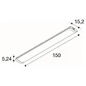 SLV Lichtbalk BATTEN FLAT P 1500 72 ON-OFF CCT Switch, schakelbaar, multipower IP44/20