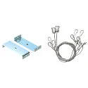 toebehoren Touwophanging BATTEN FLAT P / Y-TYPE mechanisch, set van 2, rvs 3cm