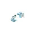 Bevestigingshaken BATTEN FLAT P / FOR HORIZONTAL WIRES set van 2, rvs