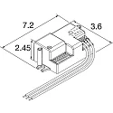 SLV Schemersensor BATTEN FLAT P on/off, wit