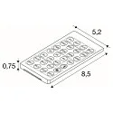 SLV Afstandsbediening BATTEN P / PIR-SENSOR-CONTROL programmeerbaar, multicolor, zwart