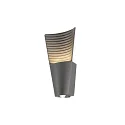 Wandarmatuur RASTERLYS WL UP/DOWN conisch IP65, antraciet dimbaar
