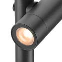 SLV gorund spike luminaire HELIA SLIM POLE DOUBLE with plug IP65, black