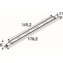 SLV ceiling luminaire BATTEN INDUSTRY P IP23, white 