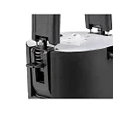 SLV Plafondinbouwarmatuur UNIVERSAL DOWNLIGHT FIX met omslag IP65, zwart dimbaar