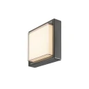 SLV outdoor wall luminaire AINOS SLIDE WL SENSOR CCT square, with sensor, CCT Switch IP65, black