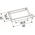 SLV Opbouwframe PANEL P | PAVANNO, wit