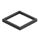 Opbouwframe PANEL P | PAVANNO, zwart