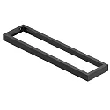 Opbouwframe PANEL P | PAVANNO, zwart