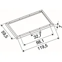 SLV Opbouwframe PANEL P | PAVANNO, zwart
