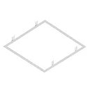 Inbouwframe PANEL P | PAVANNO, wit