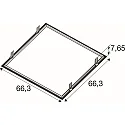 SLV Inbouwframe PANEL P | PAVANNO, wit