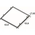 SLV Inbouwframe PANEL P | PAVANNO, zwart