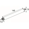 damp-proof luminaire TUBULAR P 150 IP66, white dimmable