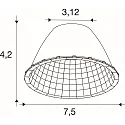 SLV Reflector voor EASYLIGHT, zilver