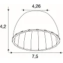 SLV Reflector voor EASYLIGHT, zilver